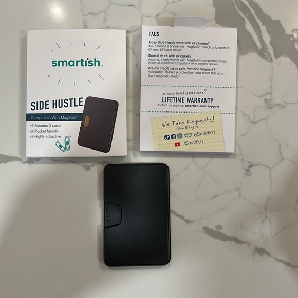 Smartish Wallet for MagSafe iPhones - Side Hustle - Slim Detachable - Picture 3 of 6